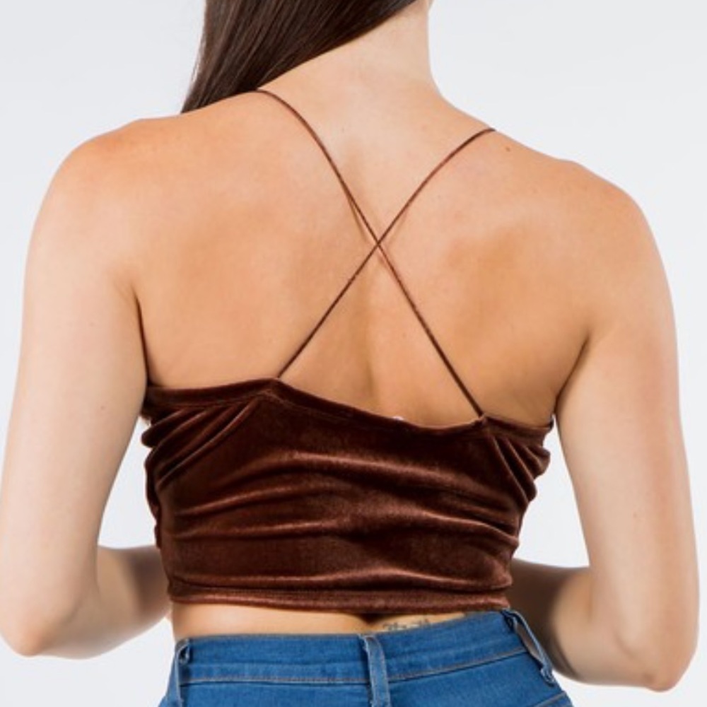 Red Velvet Top - Picture 3 of 5